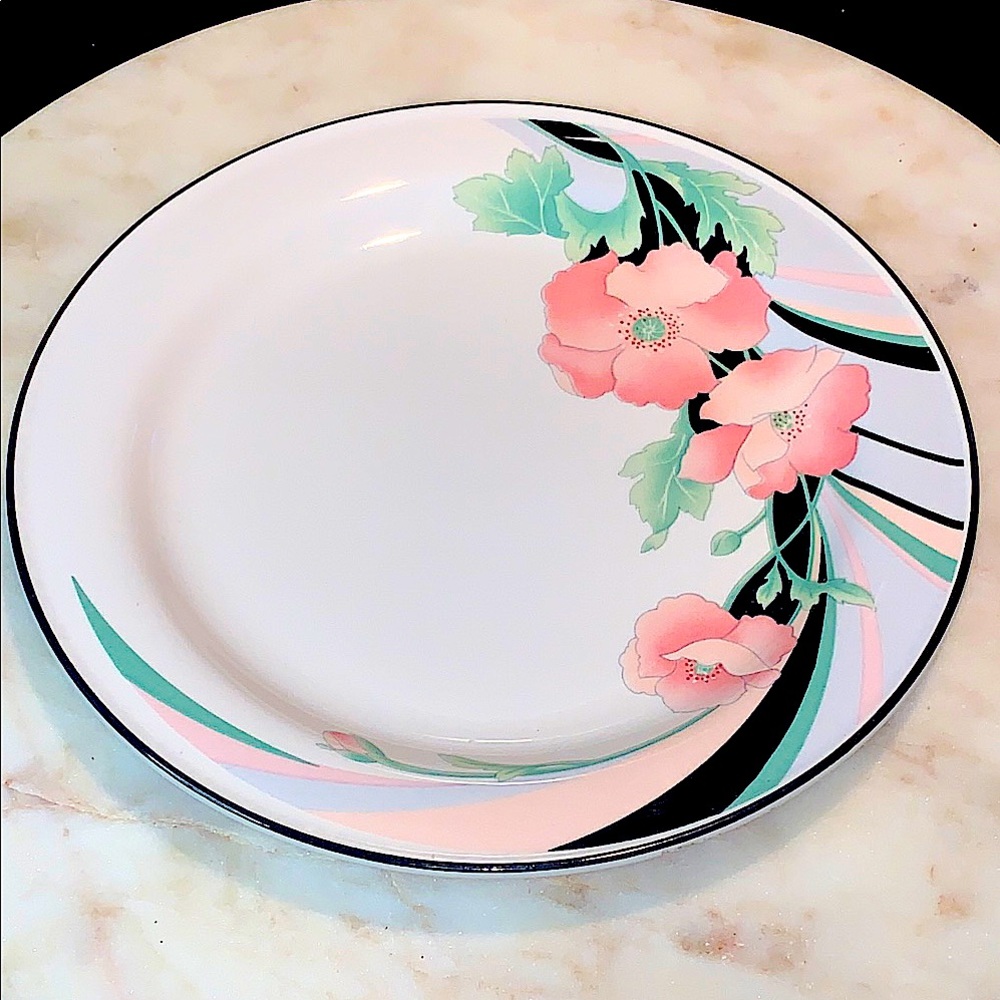 SANGO JOLIE SALAD PLATE VINTAGE 7.5 INCH STONEWARE HYON YO